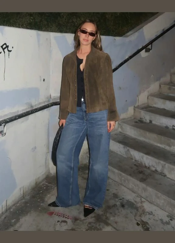 Джинси широкі wide leg середня посадка Zara - (302675319)
