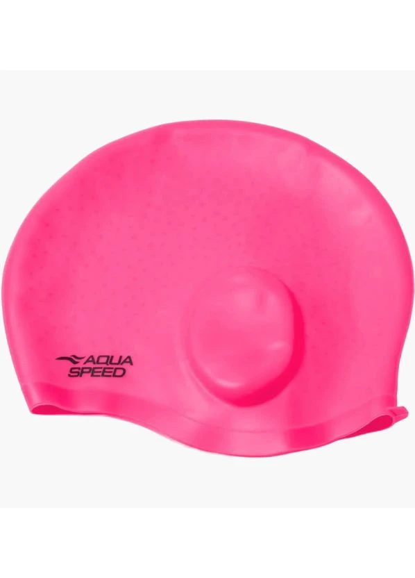Шапочка для плавания Ear Comfort Pink 289-03 Aqua Speed (399386006)