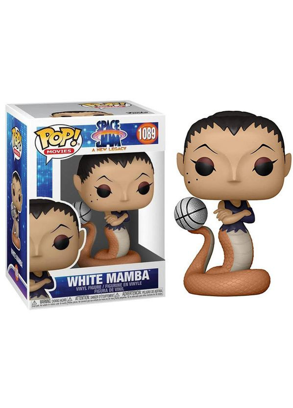 Фігурка Фанк Поп Космічний джем Біла Мамба Pop Space Jam White Mamba 10 см Movies SJ WM 1089 Funko (317260071)