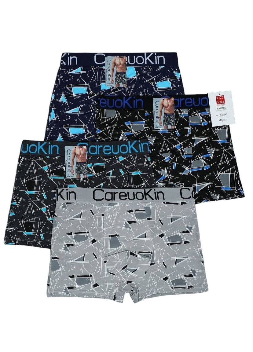 Набор трусов боксёры 4 шт СК А1266 CAREUOKIN (335870420)