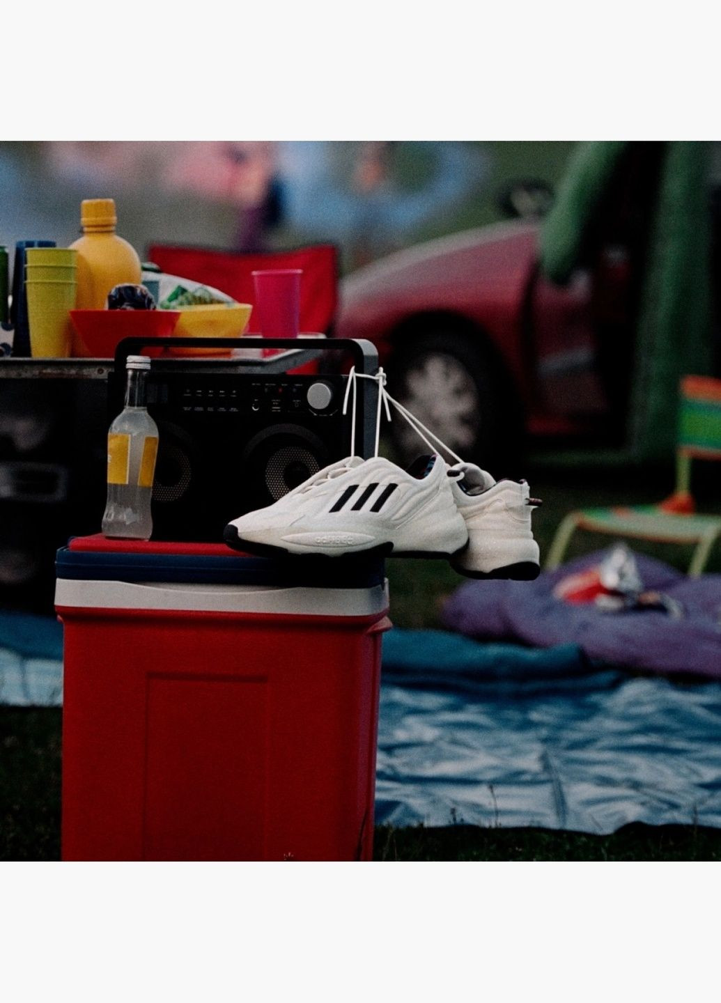 Белые кроссовки мужские ozrah shoes white hq9844 adidas