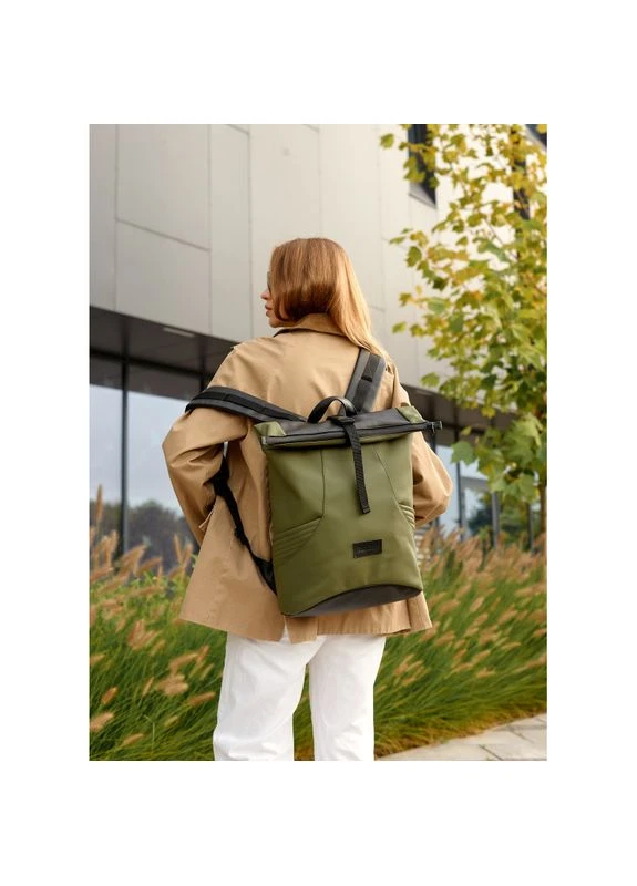 Рюкзак ролл унисекс RollTop KQN хакі Sambag SB-24320119 (400734500)