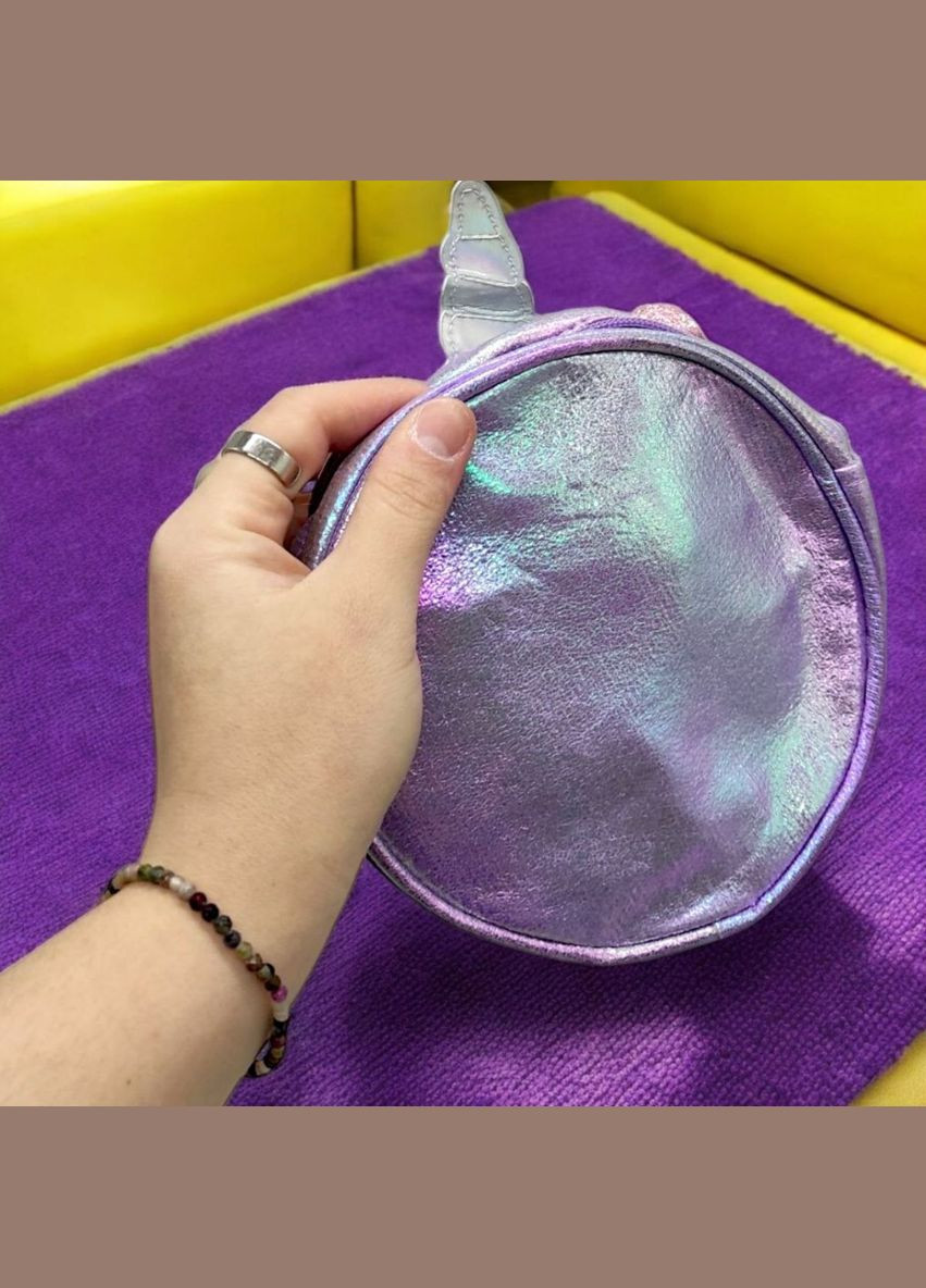 Сумочка "Единорог с блесточками", 16 см (голубой) MIC (328169337)