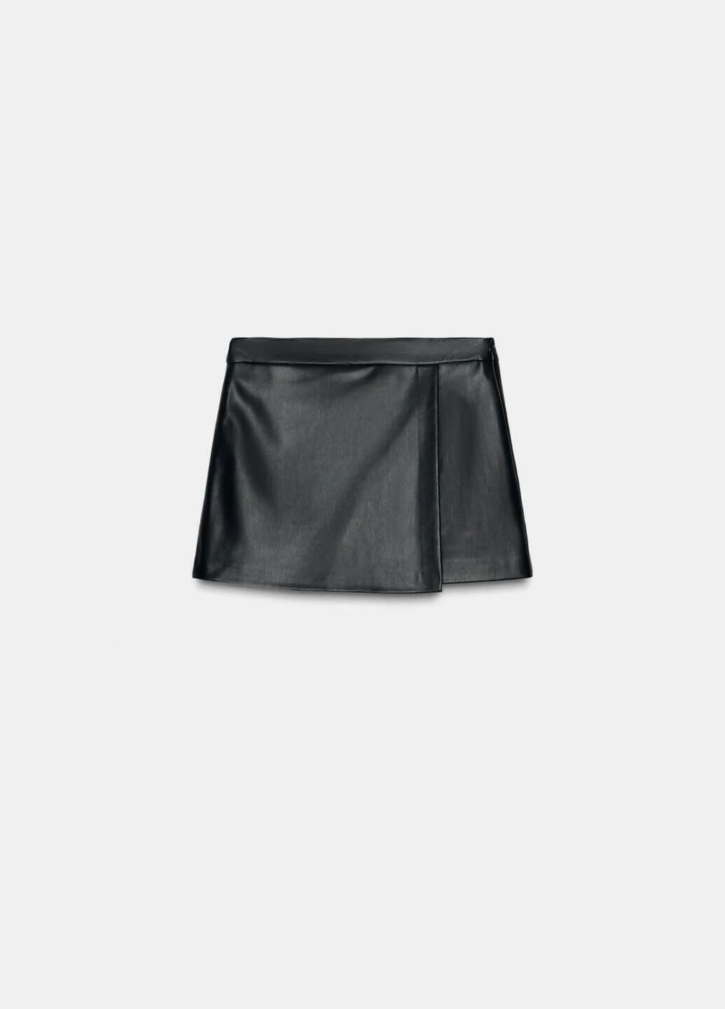 Черная однотонная юбка Zara