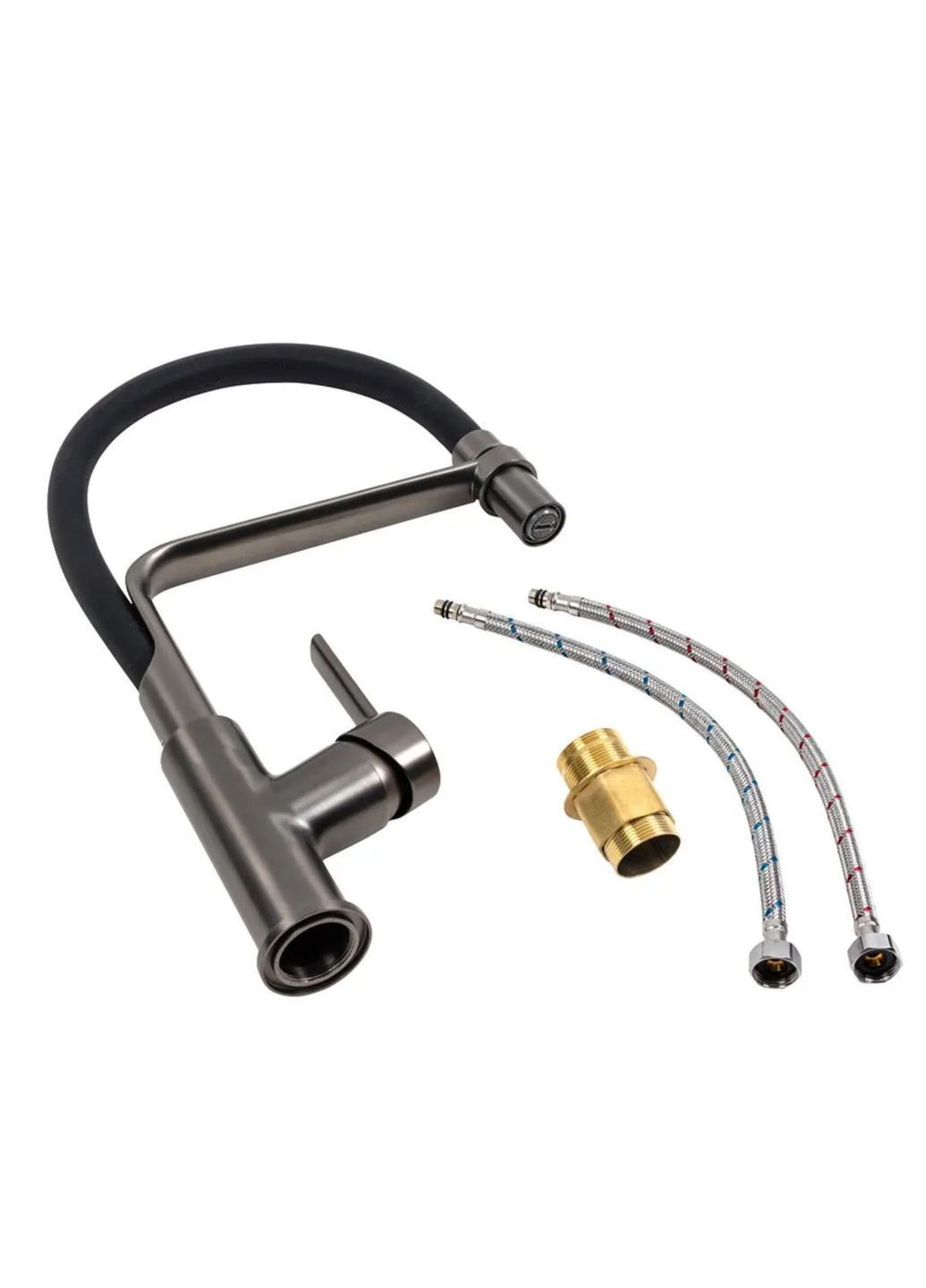 Комплект кухонної мийки HM 6845 NANO BLACK Kraft (369720155)