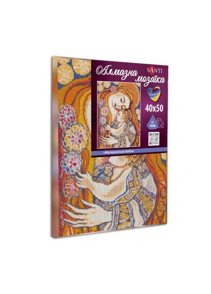 Картина по номерам (954708) Santi Материнська любов 40*50 см алмазна мозаїка (366066764)
