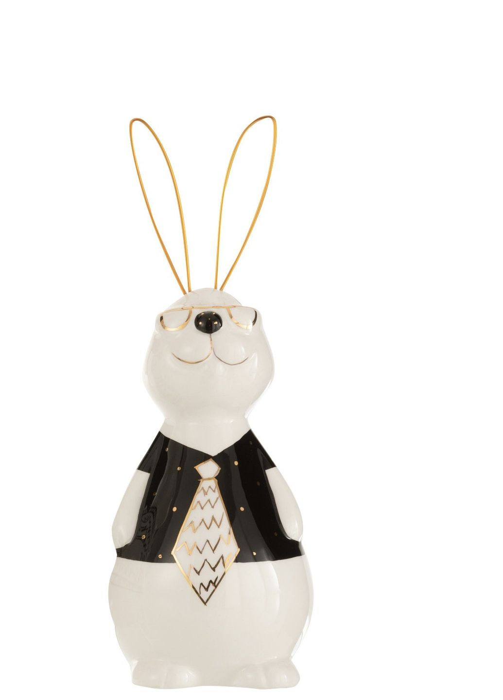 Статуетка зайчик в окулярах висота 20 см Бельгія (214262) J-Line (303354444)