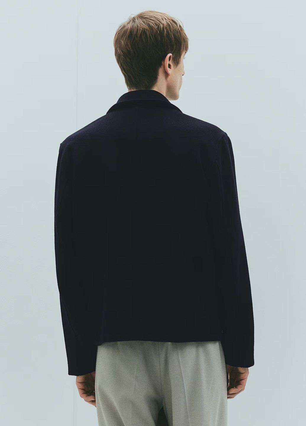 Темно-синяя демисезонная куртка H&M