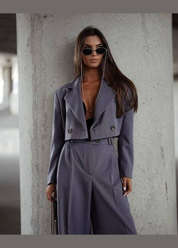 Костюм (вкорочений піджак+брюки) Fashion (340114315)