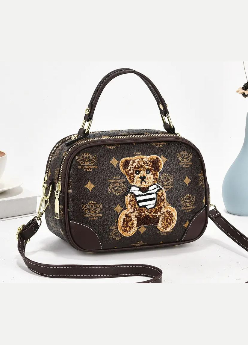 Детская сумочка с мишкой Коричневый (1613ДКк) No Brand сумка (342337639)