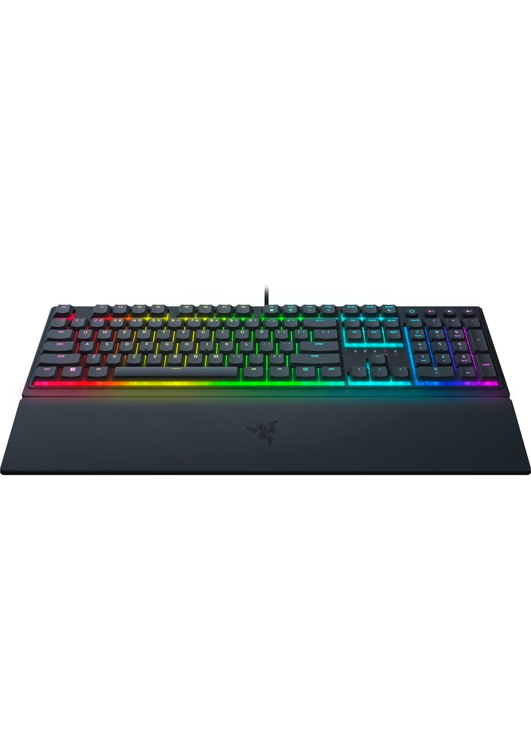 Клавиатура механическая Ornata V3 104key, Mecha-Membrane Switch, USB-A, EN/UK, RGB, черный Razer (360399607)