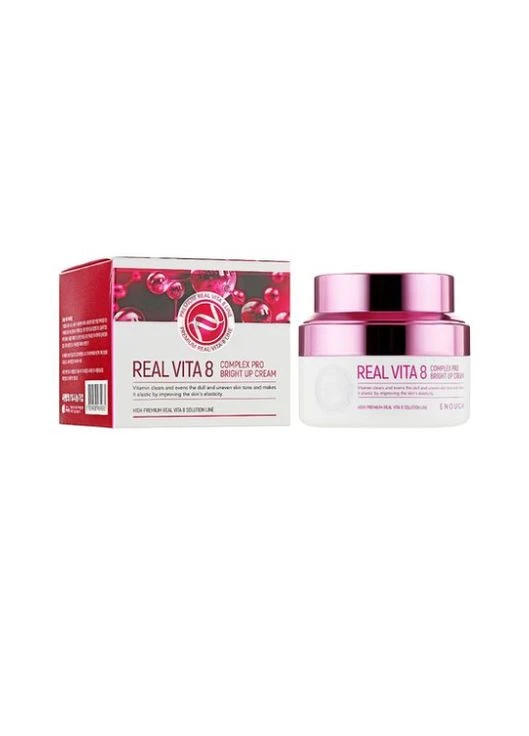 ENOUGH Питательный крем для лица с витаминами Real Vita 8 Complex Pro Bright Up Cream, 50 мл — Крем, Южная Корея (396843396)