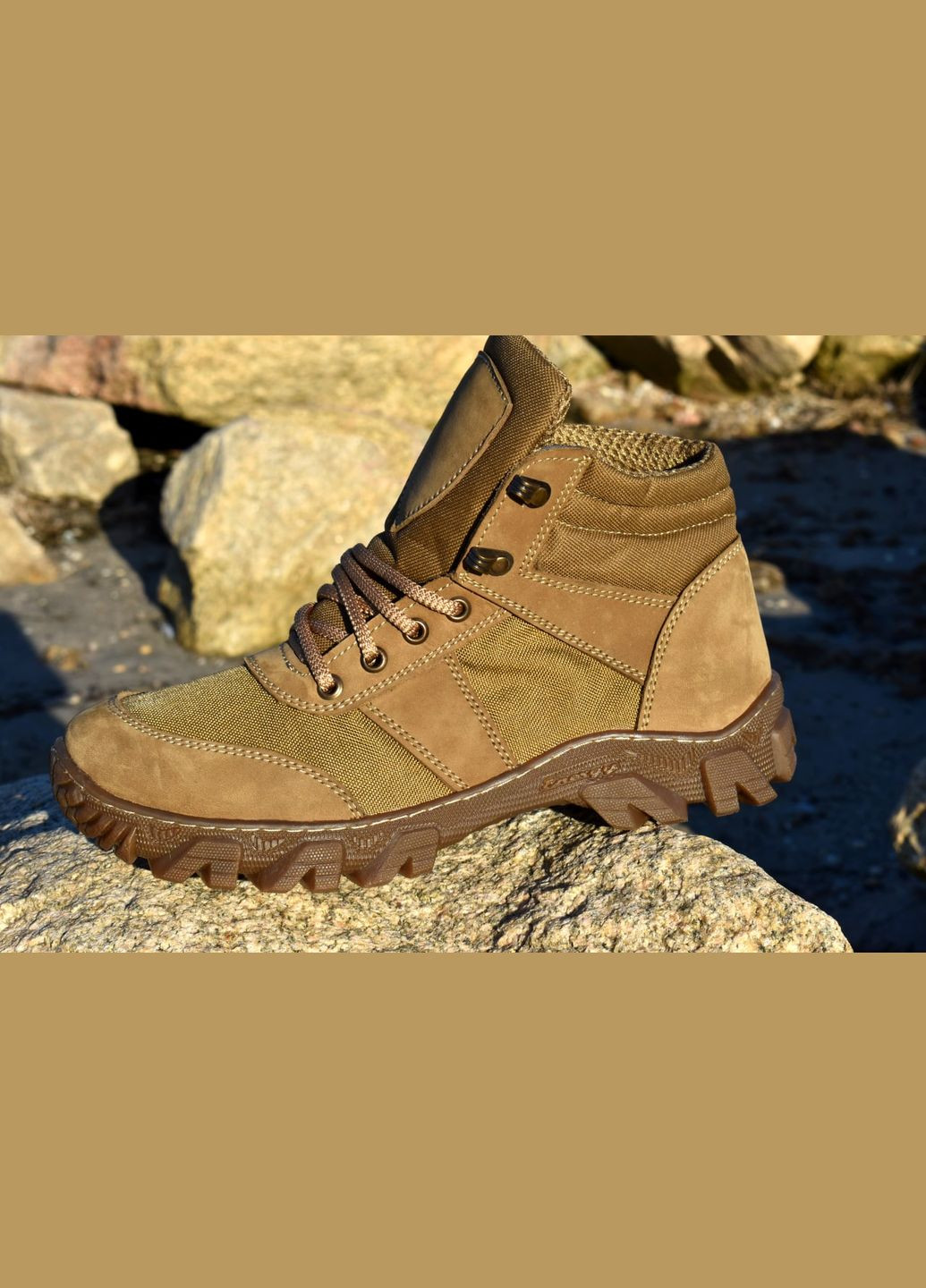 Військові Чоловічі Тактичні Берці Зимові. 36-48р Койот. Легкі та зручні! MSZM-1016 No Brand (301143201)