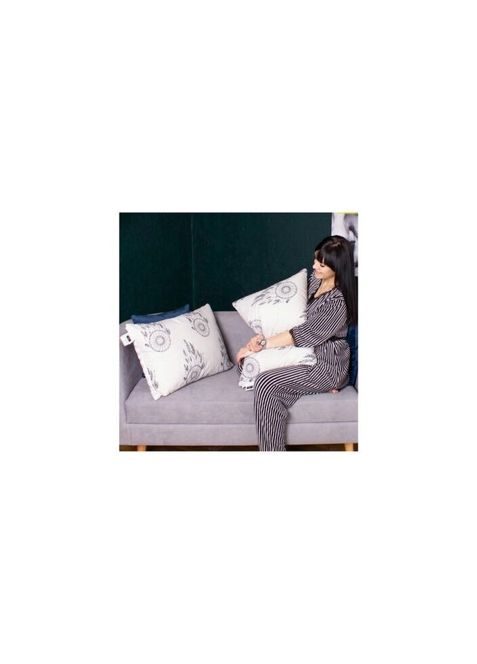 Ковдра Набір антиалергенний Tencel Зима №3066 Color Fun Line Cat (ковдра+подушка середня) 200х220+50х7 (2200004847849) Mirson (314716044)