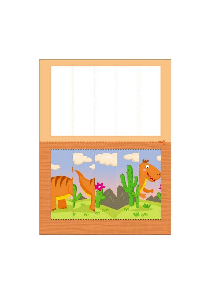 Развивающие тетради "Динозаврики" 20410 пазлы-разрезалки Ranok Creative (304407458)