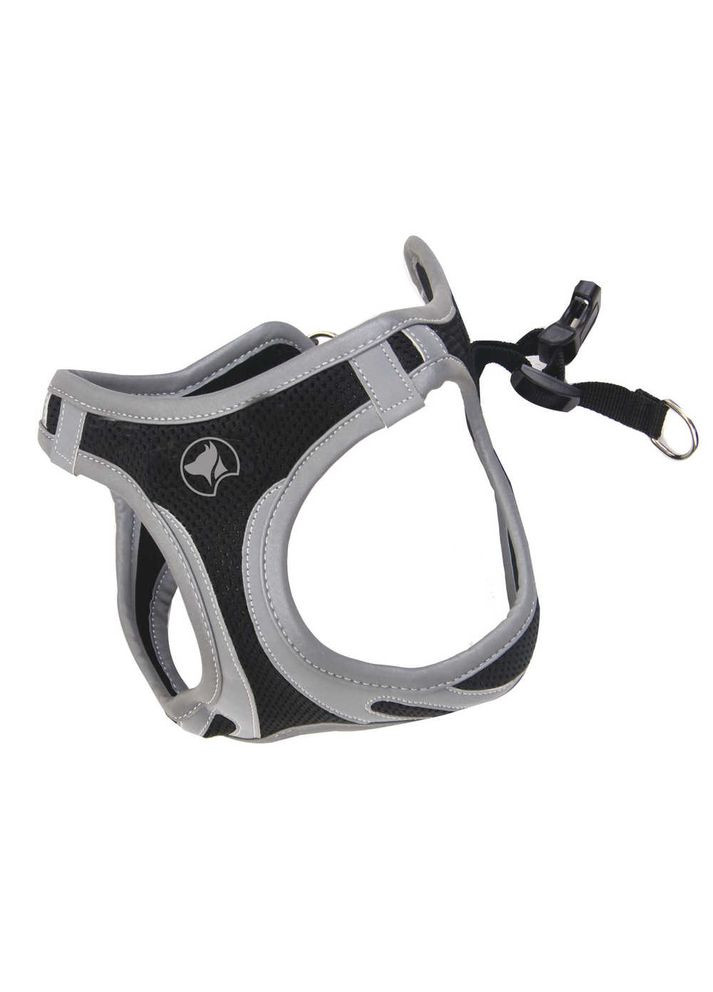 Шлей HIKING REFLECTIVE, черный, нейлон, S 34 41 см (8023222136434) Croci (309575264)