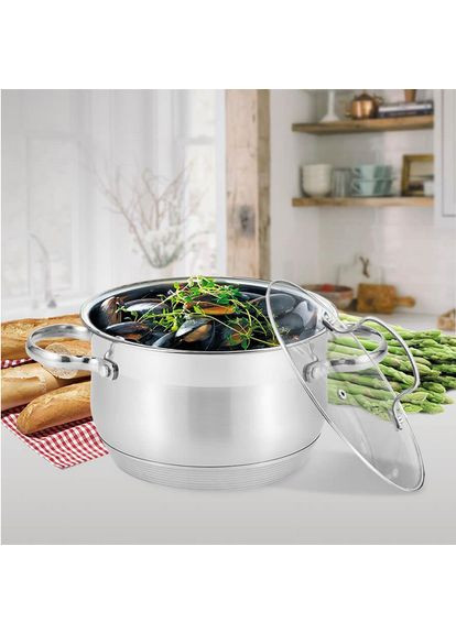 Кастрюля из нержавейки 16 см на 2.1л 351216 Maestro (301350928)