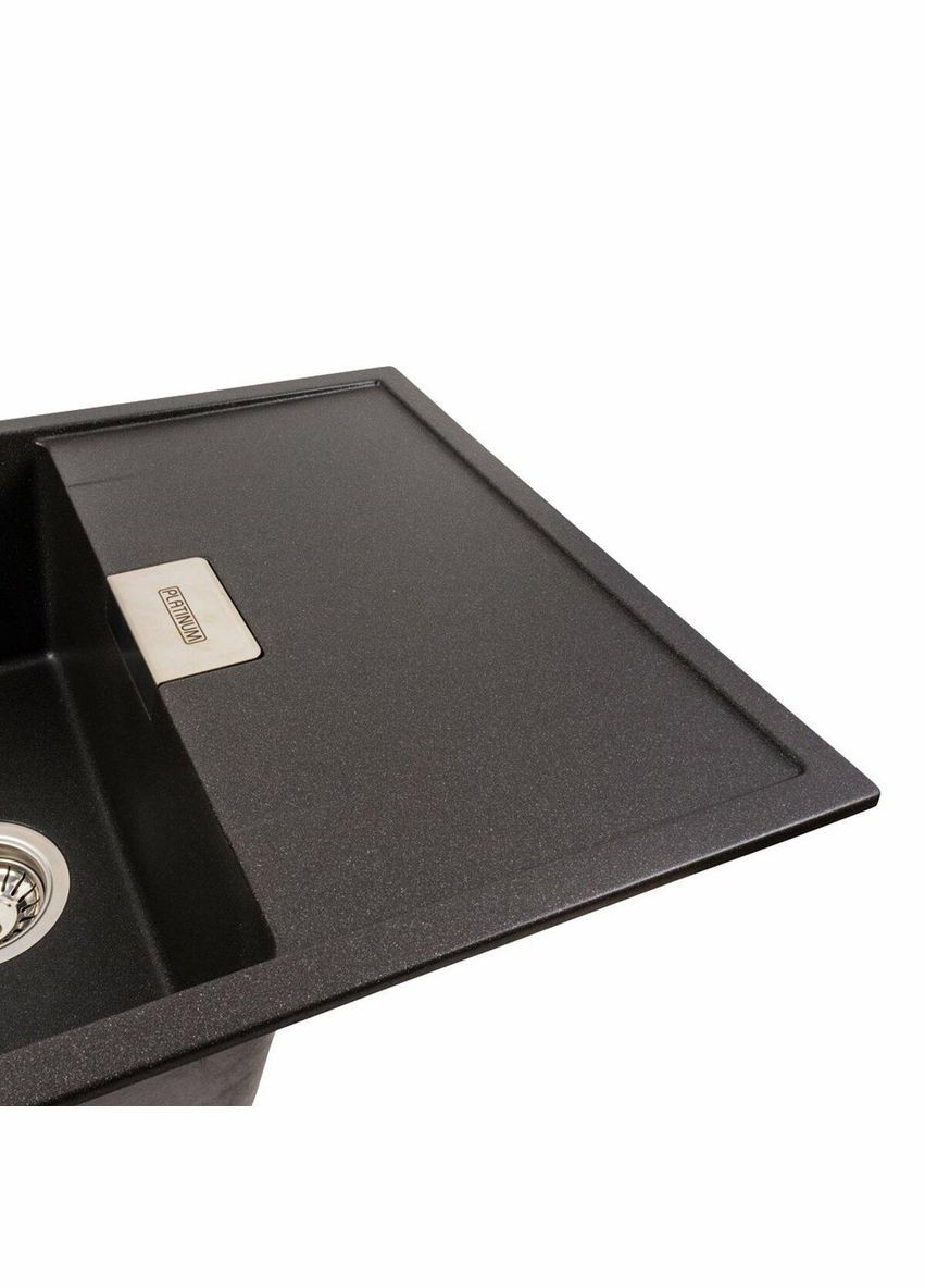 Гранітна мийка для кухні 8650 DIAMOND матовий Моріон Platinum (342071796)