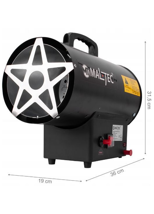 Газовий нагрівач 25кВт Maltec (371812244)