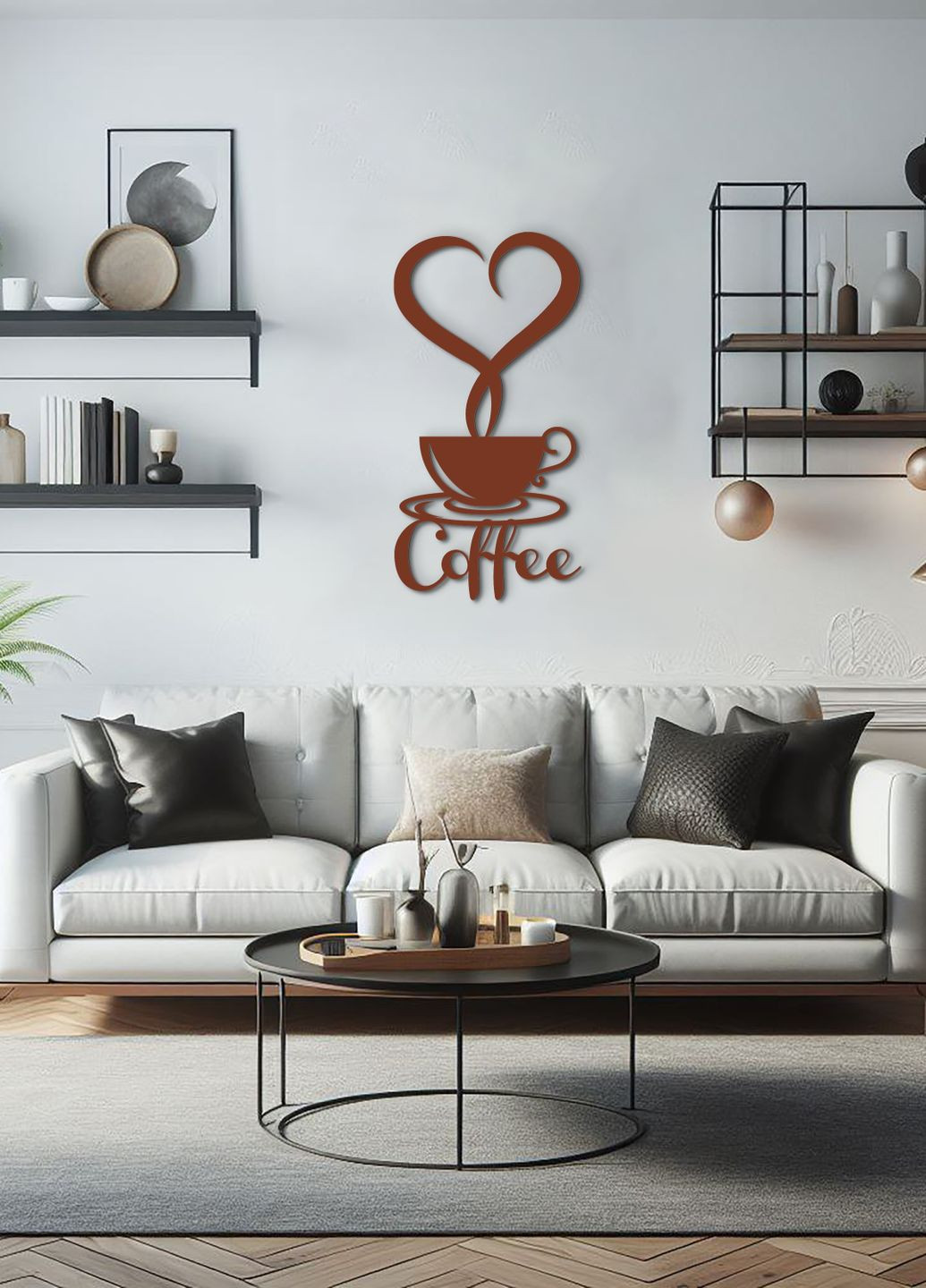 Современная картина на кухню, декор для комнаты "Львовский кофе", минималистичный стиль 60х30 см Woodyard (291842857)
