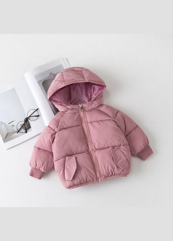 Розовая демисезонная куртка детская binana (120см) (5070) Qoopixie