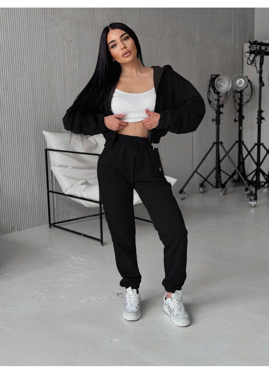 Костюм жіночий штани і кофта укорочена No Brand (360901022)