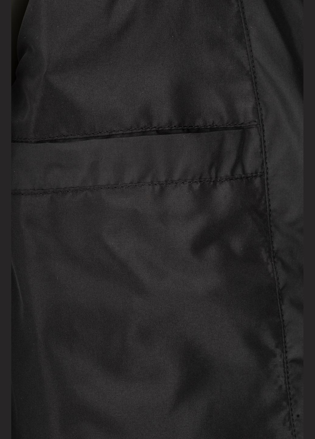 Чорна демісезонна куртка Visdeer