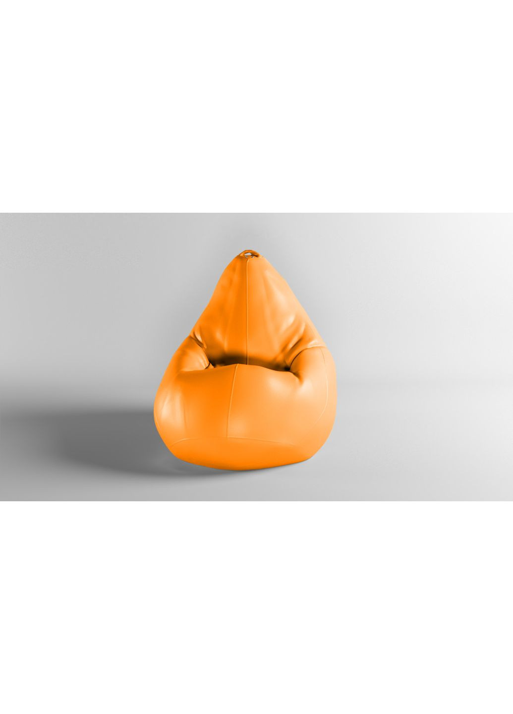 Кресло-мешок груша, XXL - 140х100 Экокожа Zeus Delux Orange SkyPuff (361258320)