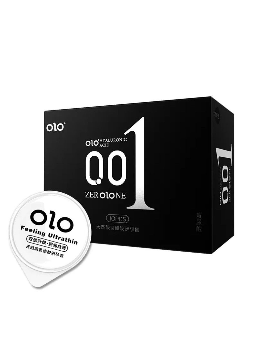 Ультратонкие презервативы Uitrathin 0.01 (10 штук) OLO (284279081)