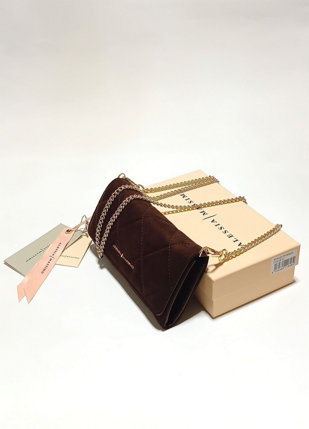 Гаманець-клатч Alessia Massimo з екозамші (370549355)