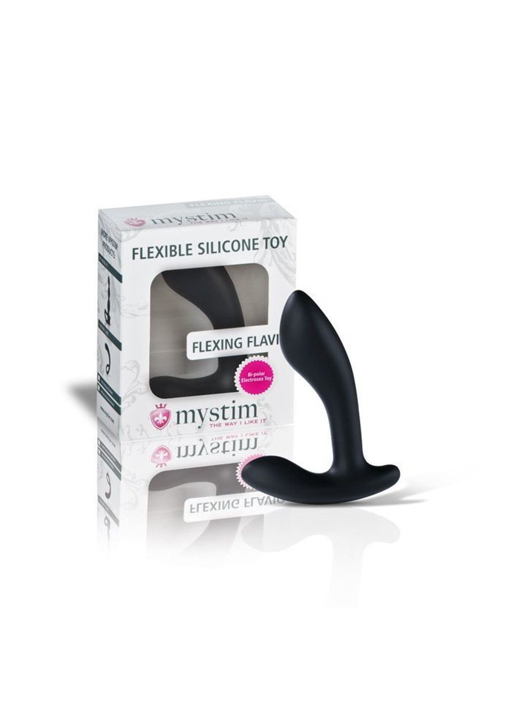 Масажер простати Flexing Flavio з моделюванням форми для електростимулятора діаметр 3 см вібратор для чоловіків Mystim (298573178)