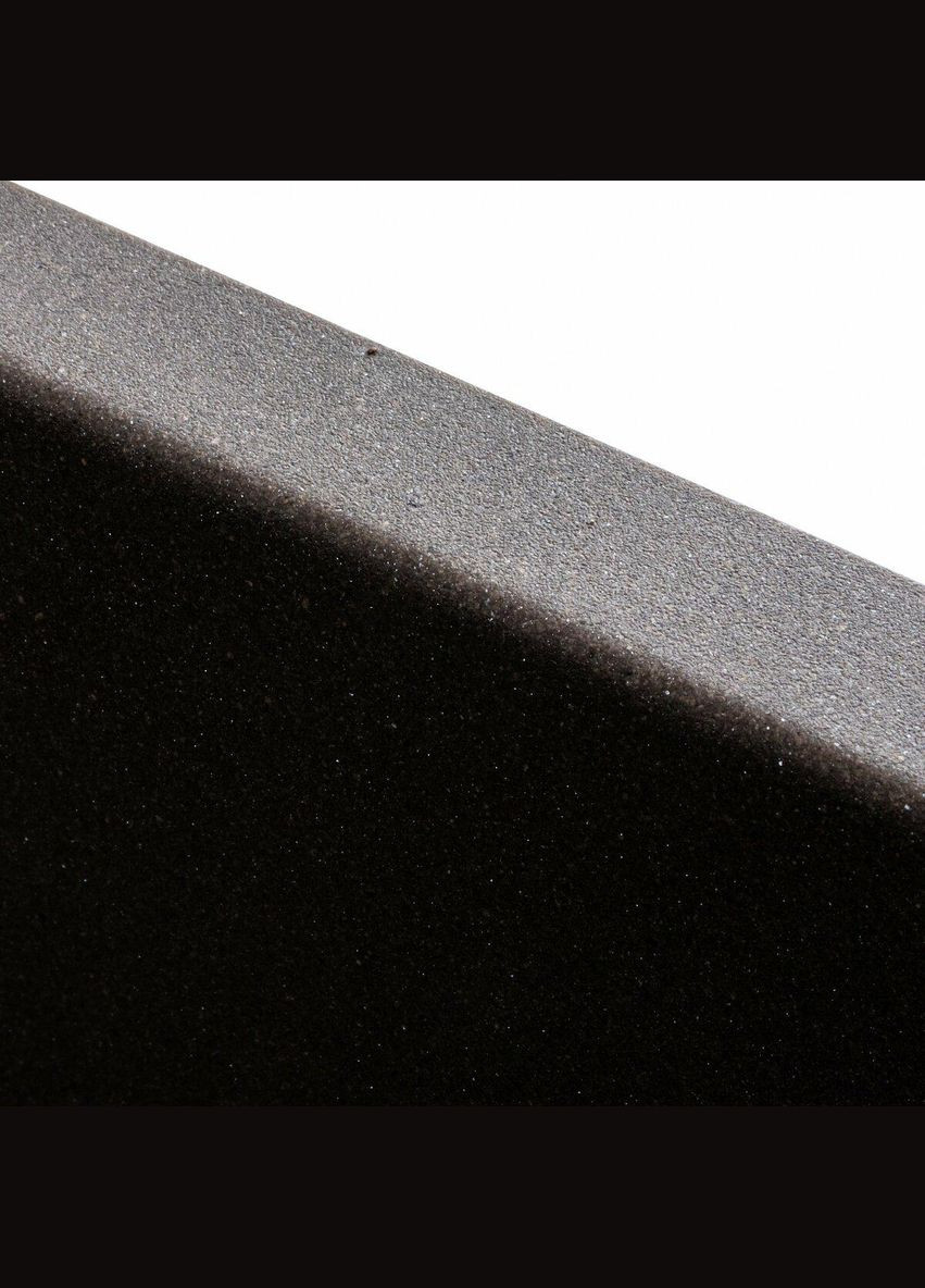 Гранітна мийка для кухні RUBA 4040 матова Темна скеля Valeso (342071166)