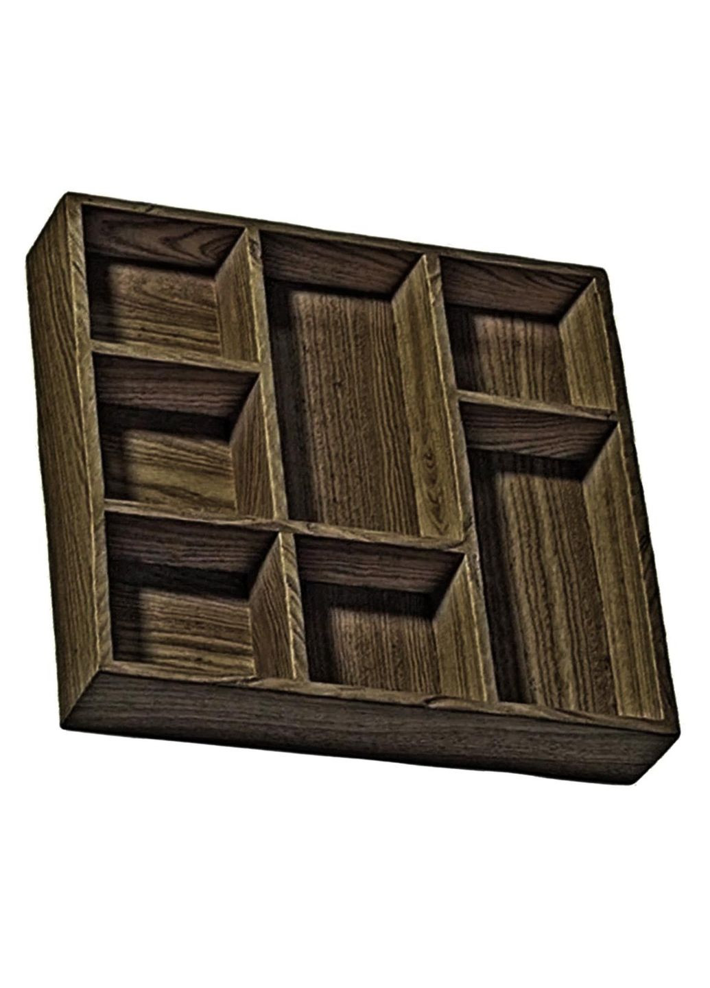 Менажниця з дерева Атлантік сепія (МЕН-010708) No Brand (327868289)