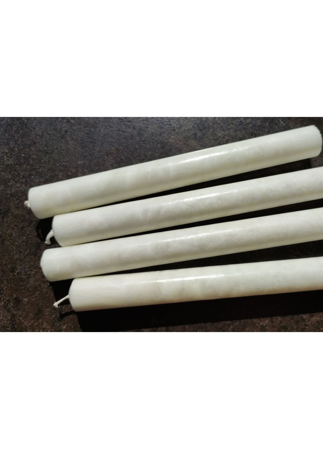 Набір свічок пальмові столові Перлинаі 4 шт 35 год Vintage (372130642)