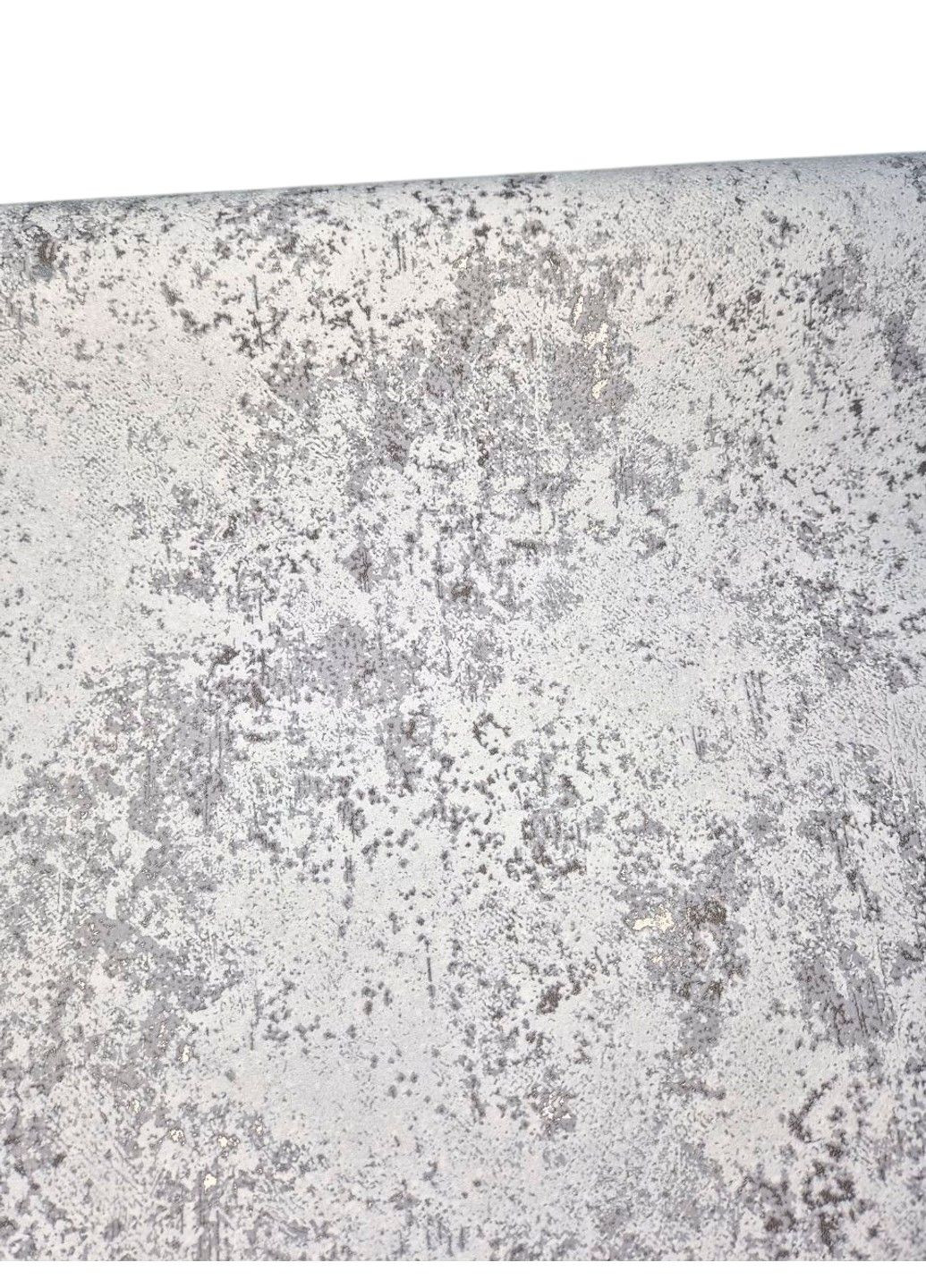 Шпалери вінілові 10 × 1.06 м 3750-08, сірі, графітові для спальні, вітальні, коридору, кімнати Слов'янські шпалери (340275441)