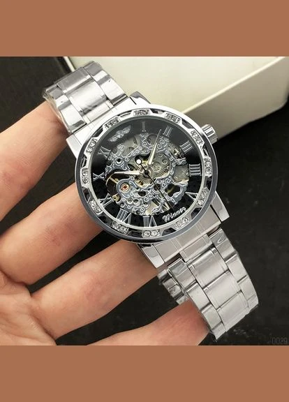 8012 Diamonds Automatic Silver-Black Winner (386493576)