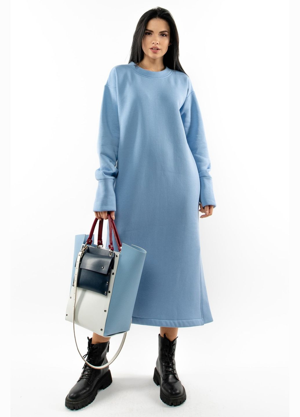 Голубое деловое, кэжуал платье ри мары марлин вл 3521 RiMari