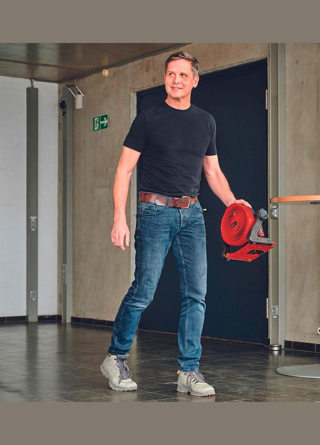 Вентилятор аккумуляторный GE-CF 18/2200 Li, 18В, PXC 180мм, 1200-2200об/мин, 1.2кг, без АКБ и ЗП Einhell (342113967)