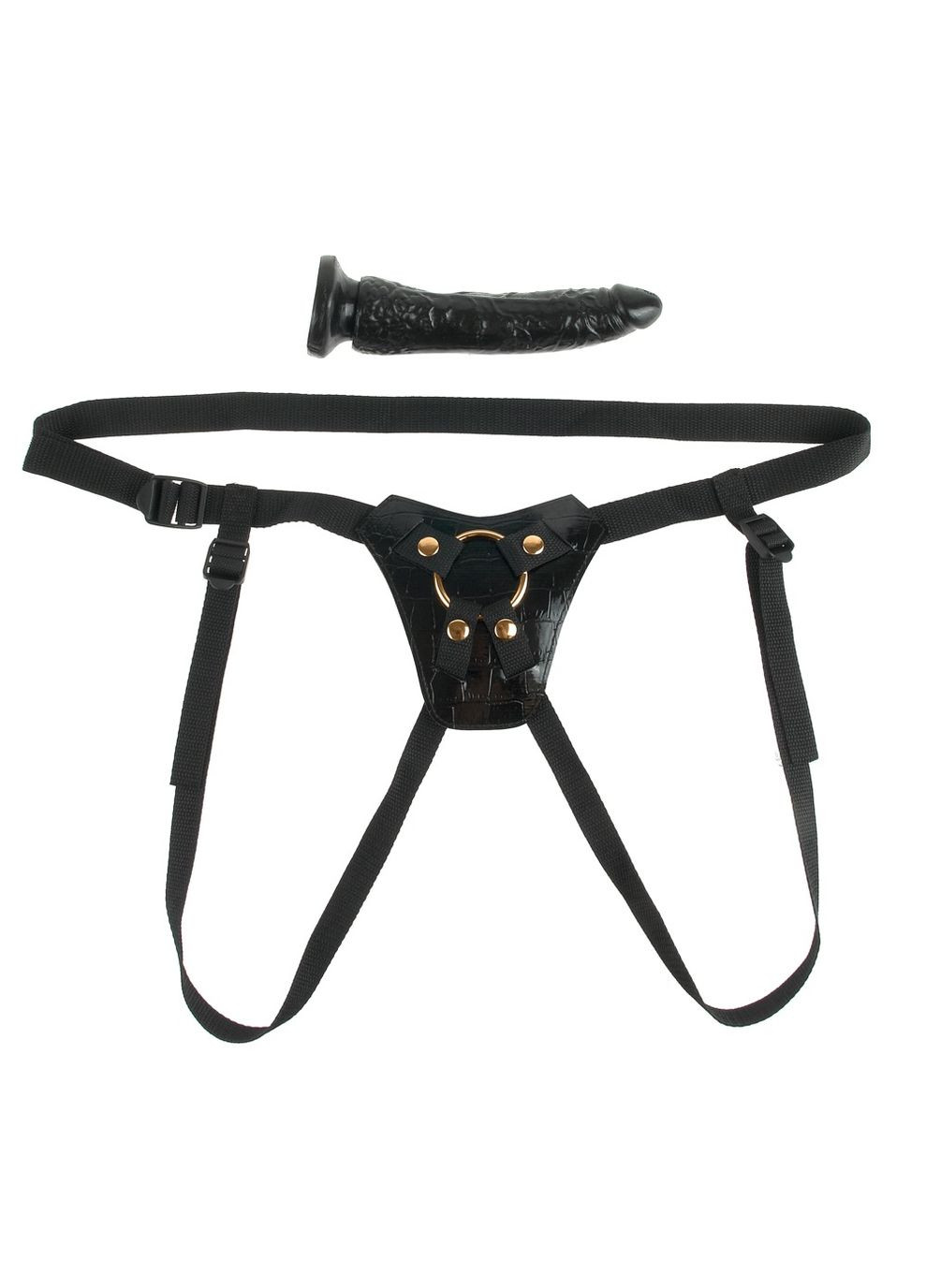 Страпон Fetish Fantasy Gold на трусиках, чорний Pipedream (331168616)