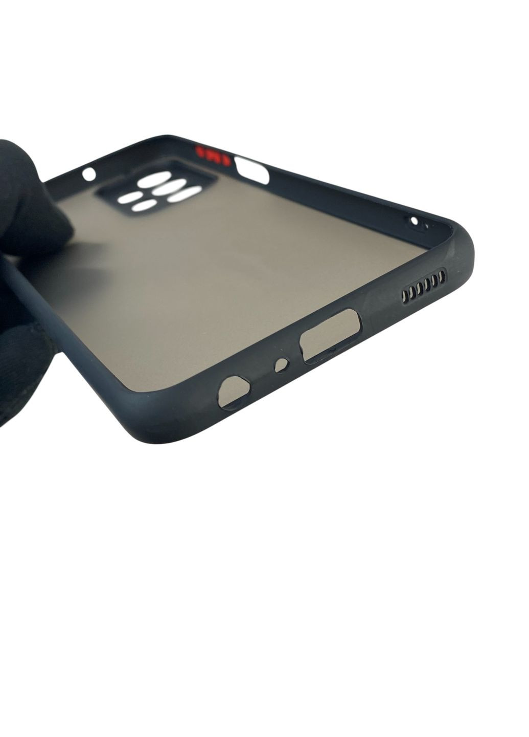 Чехол для телефона Galaxy A23 4G (SM-A235F) с 3D принтом бантиков с высокими бортами на самсунг а23 черный Samsung (366388386)