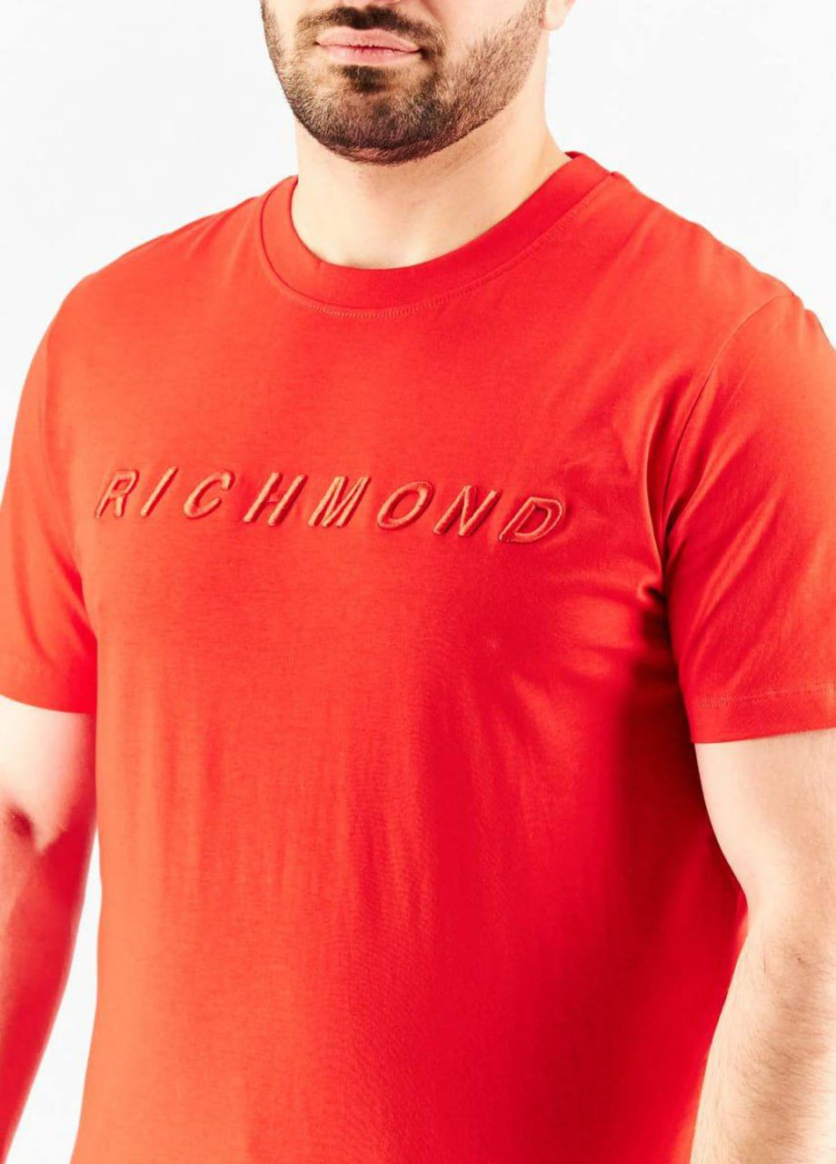 Красная футболка с коротким рукавом Richmond