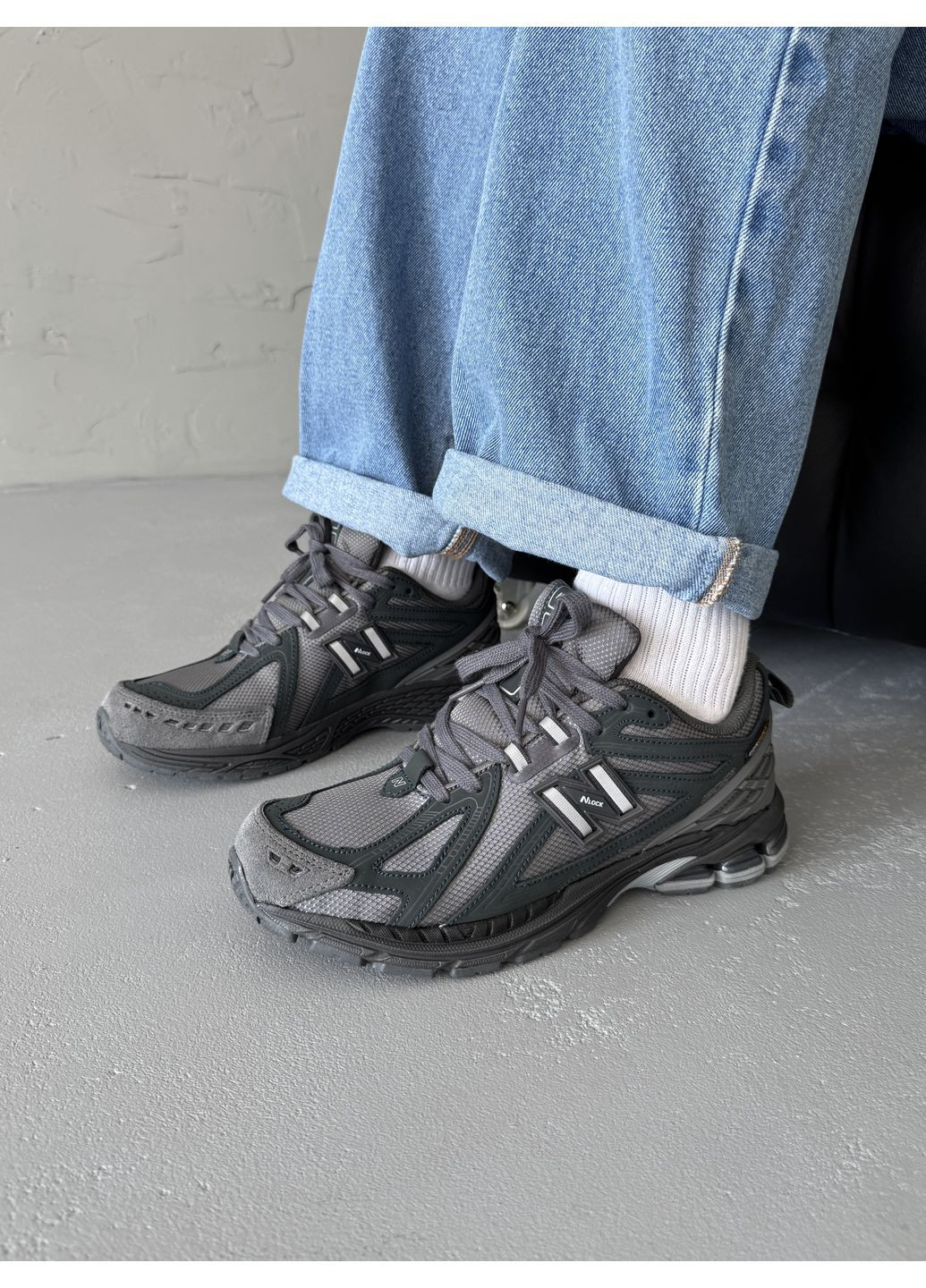 Кросівки жіночі і чоловічі New Balance 1906R Cordura Omni - Tech Grey Black | Нью Беланс 1906R сірі No Brand сірі демісезони (369931899)