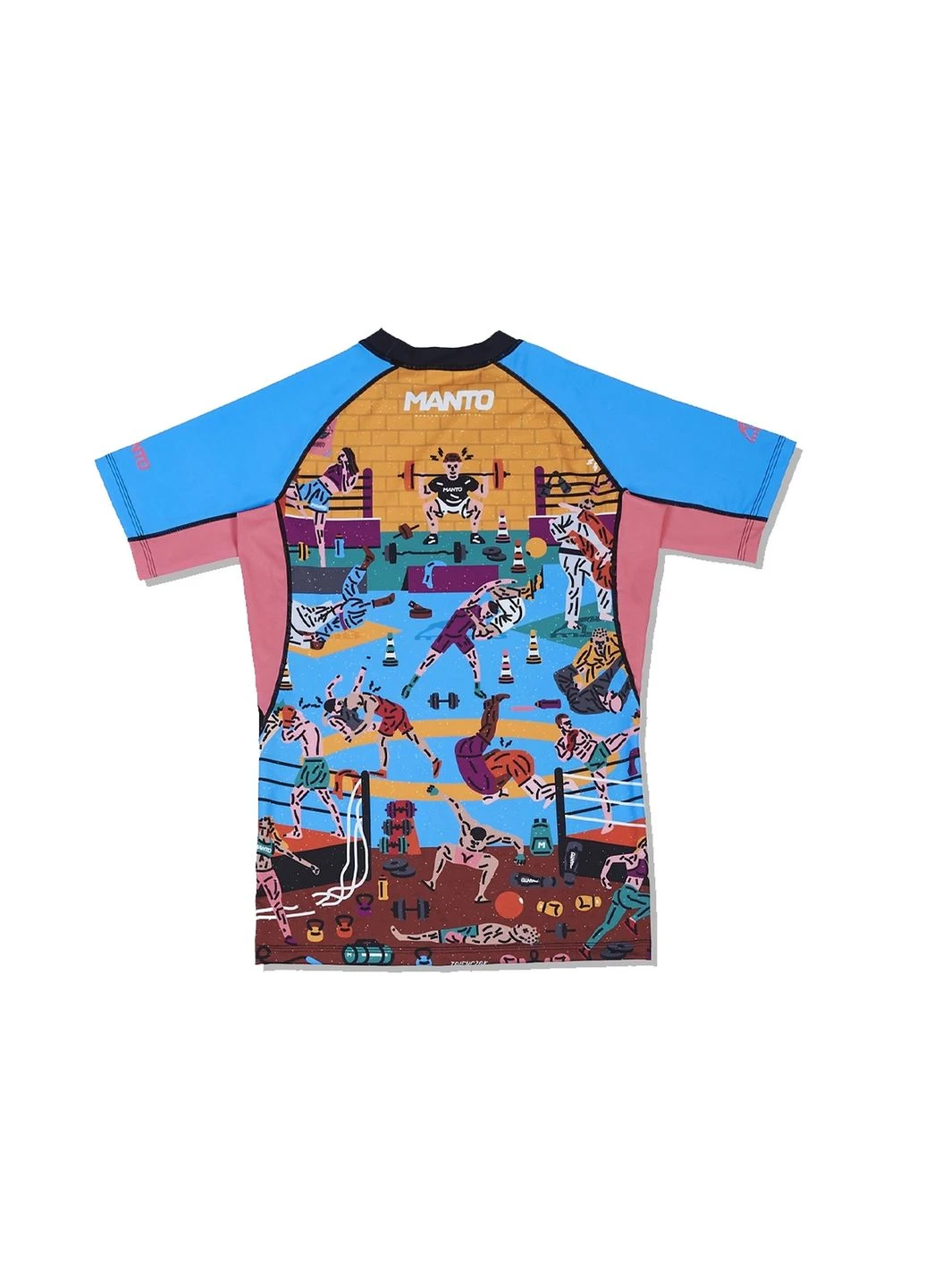 Термобілизна Rashguard Gym 2.0 Black/Multi 3337 MANTO (399373203)