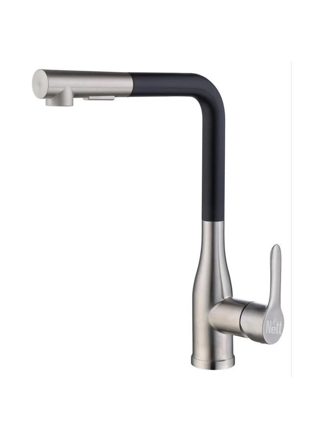 Смеситель нержавейка для кухни с выдвижным изливом WSB-33 Nett (337718085)