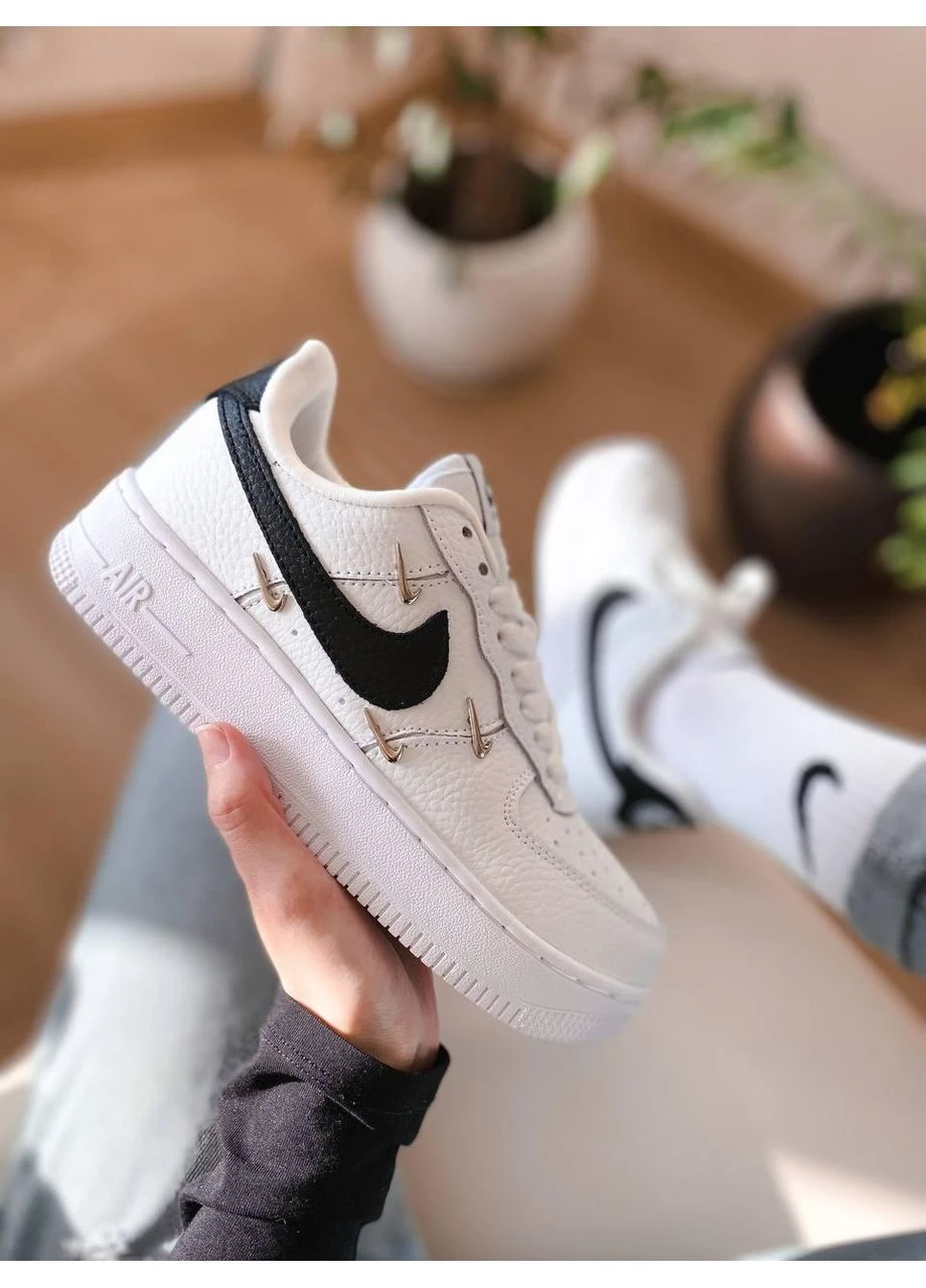 Комбіновані літні кросівки nike air force 1 lx chrome swooshes найк аір форс 1 No Brand