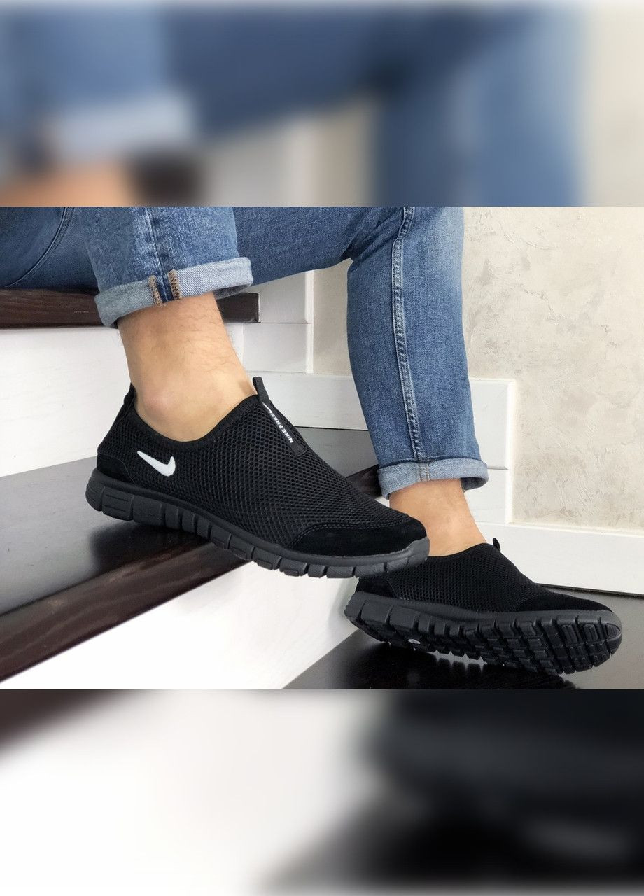 Черные демисезонные черные с белым демисезонные мужские кроссовки No Brand