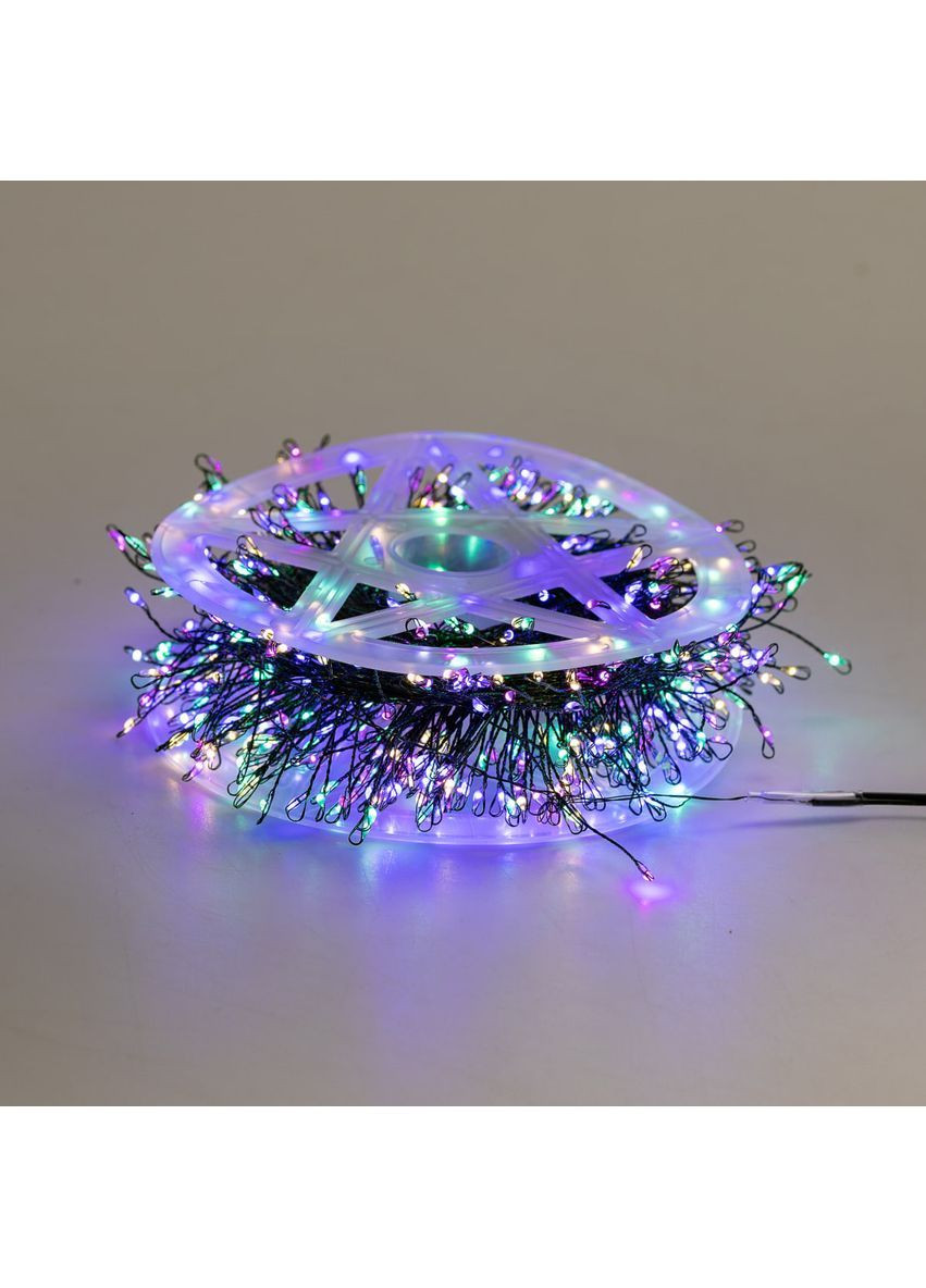 Гирлянда-нить Роса Хвойная лапа 640 LED 30 метров, мультиколор Lucky Day Shop (368774775)