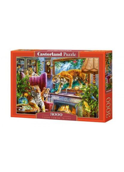Пазли "Тігри вдома", 3000 елементів Castorland (318017210)