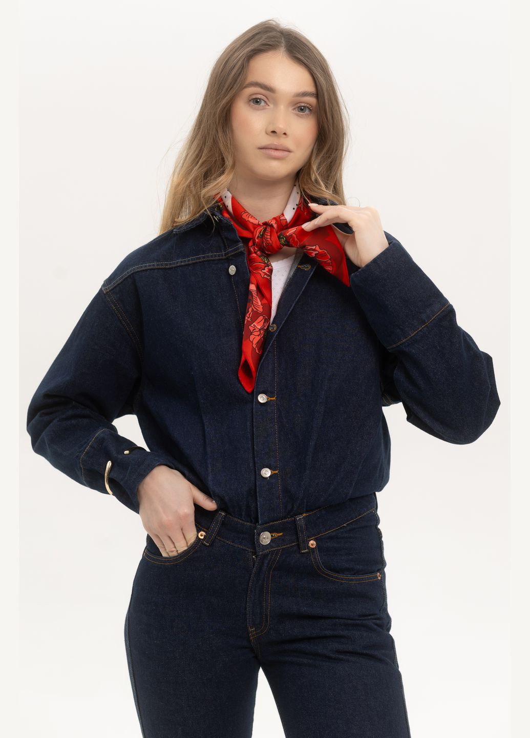 Шелковый платок «Маки» 67х67 см разноцветный. Shpalta (333331921)