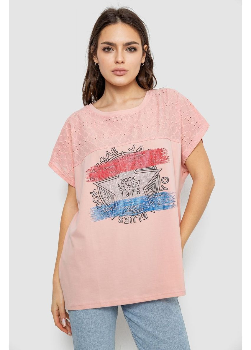 Футболка жіноча з принтом,, 244RW532 Ager - (369505588)